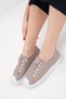 20498 Nerz Leinen Damen Sneaker - 5