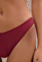 Bordo V Kesim Regular Düşük Bel Bikini Altı TBESS22BA0024 - 4