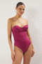 Mürdüm Nervürlü Balconette Kaplı Brazilian Mayo TBESS25MA00107 - 2