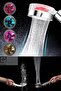 Turbo Shower Head Pressurized Sprinkler with Stop Button Purple Propeller Water Saving Shower Bathroom - 4