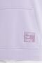 Lila Oversize/Geniş Kesim Kapüşonlu İçi Polar/Sıcak Tutan Sweatshirt TMNAW21SW2005 - 6