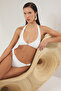 Ekru Aksesuarlı Üçgen Kaplı Bikini Üstü TBESS25BU00056 - 3