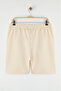 Stone Regular/Normal Cut Label Appliqué Cotton Shorts Tmnss23Sr00079 - 8