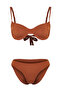 Brown Balconette Regular Normal Waist Beach Wear Set Tbess25Js00006 - 8