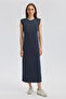 Crew Neck Padded Dress