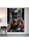 Thor Wall Cloth Wall Tapestry First Quality Satin Fabric Poster - 2