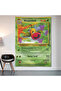 Veepinbell Pokemon Card Wall Cloth Wall Tapestry First Quality Satin Fabric Poster - 2