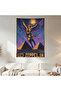 Led Zeppelin Wall Drape Wall Tapestry First Quality Satin Fabric Poster