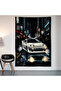 Jdm Wall Drape Wall Tapestry First Quality Satin Fabric Poster - 2