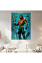 Aquaman Wall Covering Wall Carpet First Quality Satin Fabric Poster