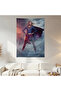 Supergirl Wall Cloth Wall Tapestry First Quality Satin Fabric Poster