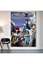 Steins Gate Wall Drape Wall Tapestry First Quality Satin Fabric Poster - 2