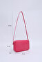 Fuchsia Shk22 Single Zipper Front Pocket Adjustable Cross Strap Women's Mini Urban Shoulder Bag L:16 E:20 - 2