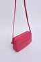 Fuchsia Shk22 Single Zipper Front Pocket Adjustable Cross Strap Women's Mini Urban Shoulder Bag L:16 E:20 - 6