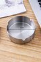 10 Pieces Steel 8cm Cafe Restaurant Dining Round Ash Tray Ashtray Cin814-10 - 4