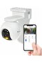 CB8 Security Camera, 2K Wifi Camera CCTV with Battery, Outdoor Wire-free IP Camera with Two-wa