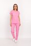 Unisex Candy Pink Terikoton Nurse Doctor Surgical Surgery Team Scrubs