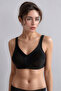 Women's Lace Detailed Wire Free and Cupless Gathering Bra