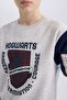 Boy Harry Potter Crew Neck Sweatshirt D4258A824Wn - 5