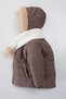 New Season Children's Winter Coat-Mont with Sheepskin Pocket Hood and Leathered Camisole Pompom - 2