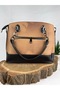Genuine Leather Women's Bag Backpack Shoulder Bag Shoulder Bag Iron Strap Bag