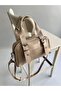 Bogota Model Hand and Women's Shoulder Bag Mink - 3