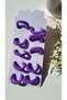 Kawaii Sanrio Kuromi Character Set of 10 Rubber Buckles - 2