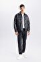 Water Repellent Jacket Coats Oversize Wide Fit Shirt Collar with Zipper Pockets Y4461Az25Sp - 2