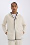 Slim Fit Hooded Skuba Sweatshirt - A6956Ax25Sp - 3