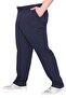 بنطلون قماش رجالي مقاس XL كبير من Mode XL Tintin 21027 أزرق داكن - 2
