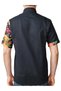 Chef Jacket Patterned Unisex Snap Fastener Short Sleeve Summer Chef Cook Kitchen Jacket Skull Patterned - 3
