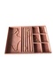 New Local Suede Pink Ring-earring-bracelet-necklace Jewelry Box (AYDINDECOR) - 4