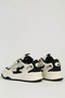 Benetton BN-11571 Women's Leather Athletic Shoes White Black - 3