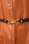 Acıkahve Adjustable Lock Buckle Women's Belt, Shirt Belt, Jacket Belt, Dress Belt - 3