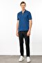 Men's Polo Collar Zippered T-Shirt Parlement - 2