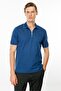Men's Polo Collar Zippered T-Shirt Parlement