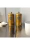 2 Li Galvaniz Stainless Tea Sugar Storage, Spice Rack Goldentouch Jar Set Special Gold Plated - 4