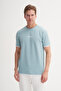 Men's Cazador Basic Summer Slim Fit Cut Honeycomb Textured Crew Neck T-Shirt - 2