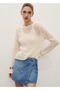 Double Breasted Denim Trouser Skirt - 6