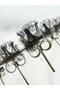 316L Surgical Steel Zircon Solitaire Unisex Earrings 6mm - 3