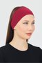 Women's Cotton Combed Non-Slip Flexible Extra Thin Reflects Style Sports Sweat Hair Band - 4