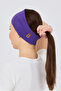Women's Cotton Combed Non-Slip Flexible Extra Thin Reflects Style Sports Sweat Hair Band - 4