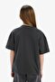 Oversize Wide Fit Crew Neck Printed Short Sleeve T-Shirt Girls E0356A825Sm - 6