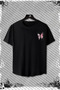 Women's White Flower Printed Oversize T-Shirt