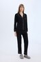 Pajama Sets Long Sleeve Top Stretchy Waisted Long Bottom-Fall in Love D6846Ax25Sp