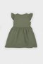Baby Girl Short Sleeve Flame Poplin Dress Z7402A225Sm - 4
