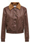 Onlmountain Regular Fit Velvet Detailed Shirt Collar Short Coat Coat 15335923 - 2