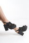 Genuine Leather High Heel Sandals 33-34-35-41-42 Size - 3
