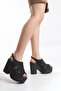 Genuine Leather High Heel Sandals 33-34-35-41-42 Size - 5