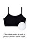 95% Cotton Girls' Lycra Combed Cotton Thin Straps Padded Training Bra Set of 6 / Half Tank Top - 2